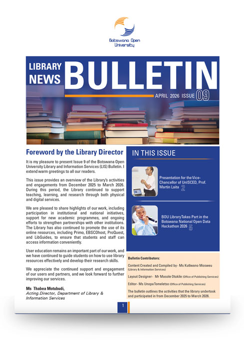 Library Bulletin Issue 9